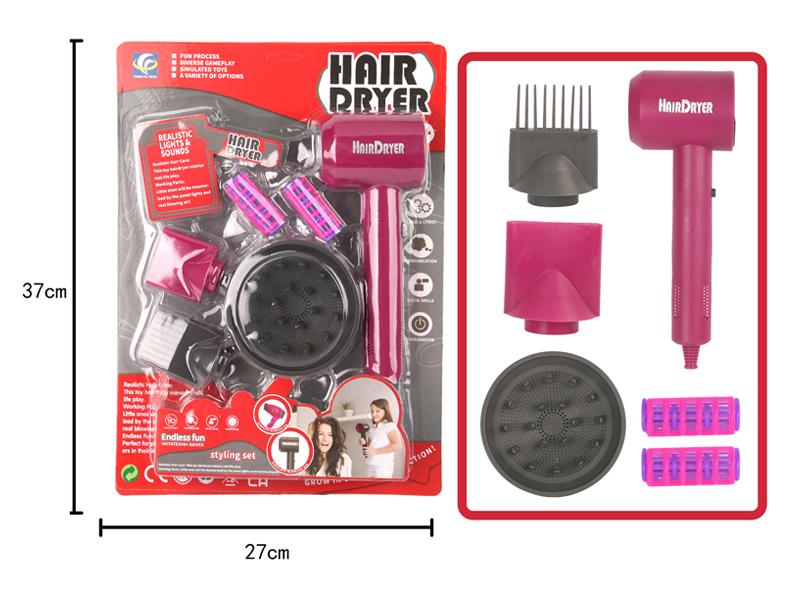 6PCS DIY Simulated Hair Styling Tool Electric Hair Dryer Set