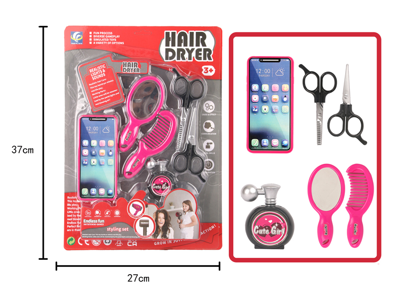 6PCS DIY Simulation Salon Hair Styling Tool Set