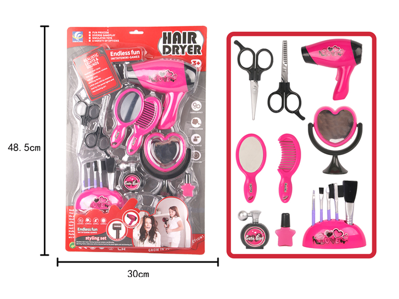 9PCS DIY Simulated Hair Styling Tool Electric Hair Dryer Set