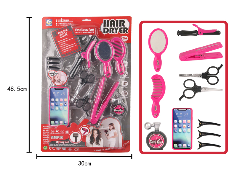 11PCS DIY Simulation Salon Hair Styling Tool Set