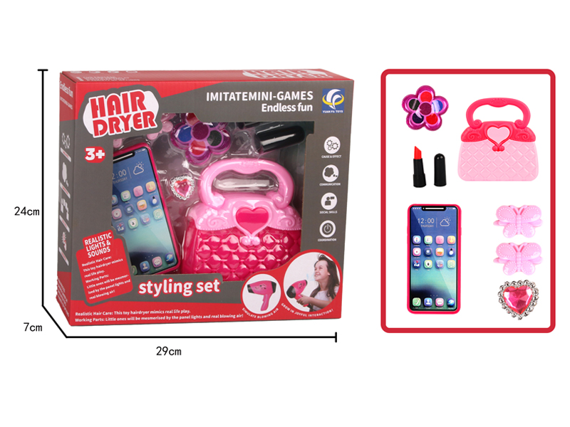 8PCS DIY Simulation Salon Hair Styling Tool Set