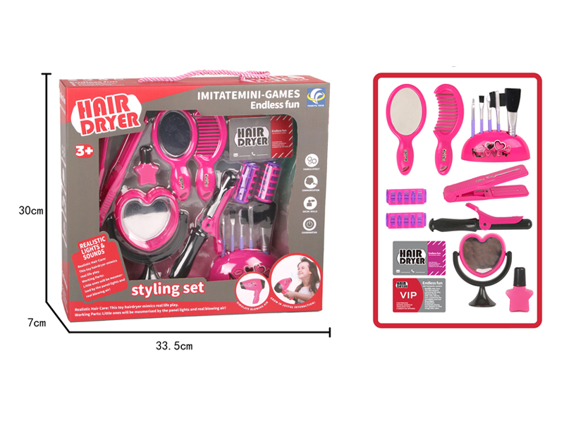 11PCS DIY Simulation Salon Hair Styling Tool Set