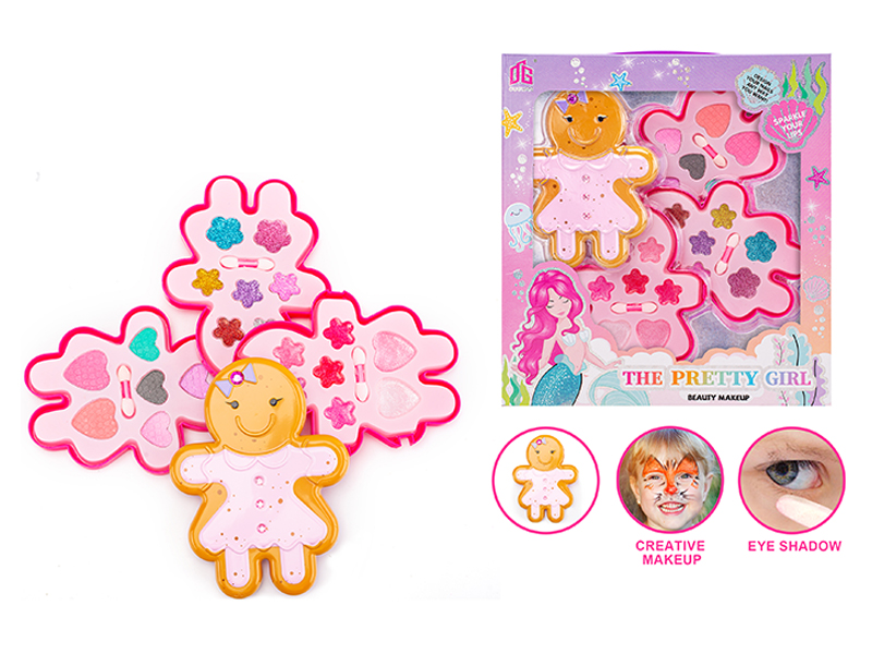 Three Layers Cookie Man Nail Jewelry Toy