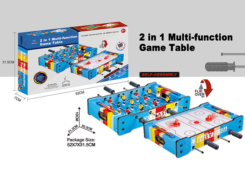 2 In 1 Multi-Function Game Table(Soccer/Ice Hockey)