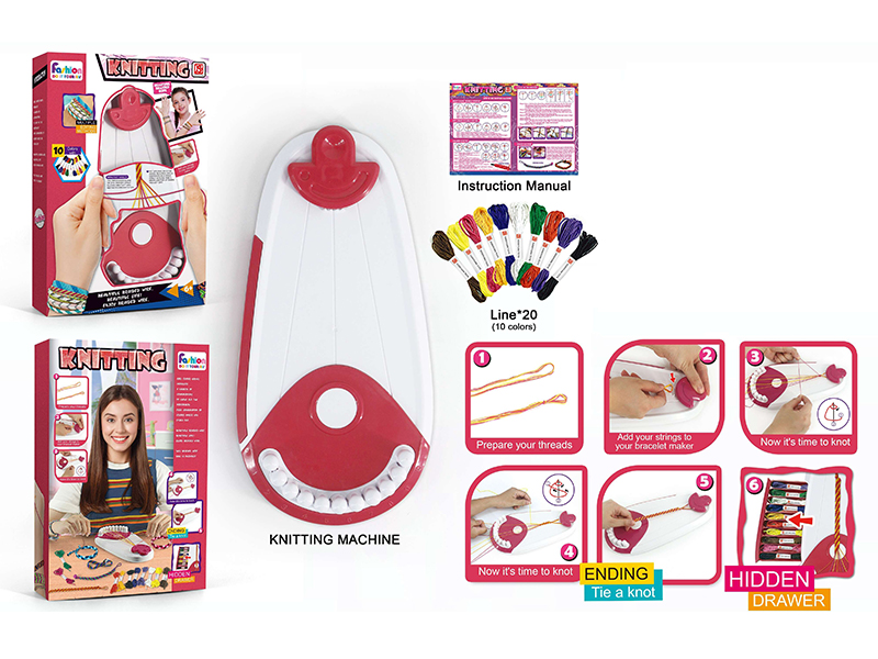 Rope Bracelet Knitting Machine Set