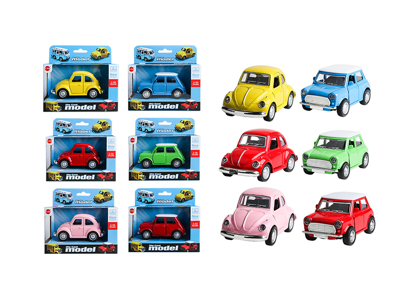 Pull Back Alloy Vintage Car(Without Light)