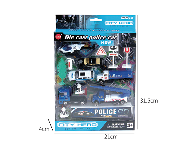 Slide Alloy Car Set