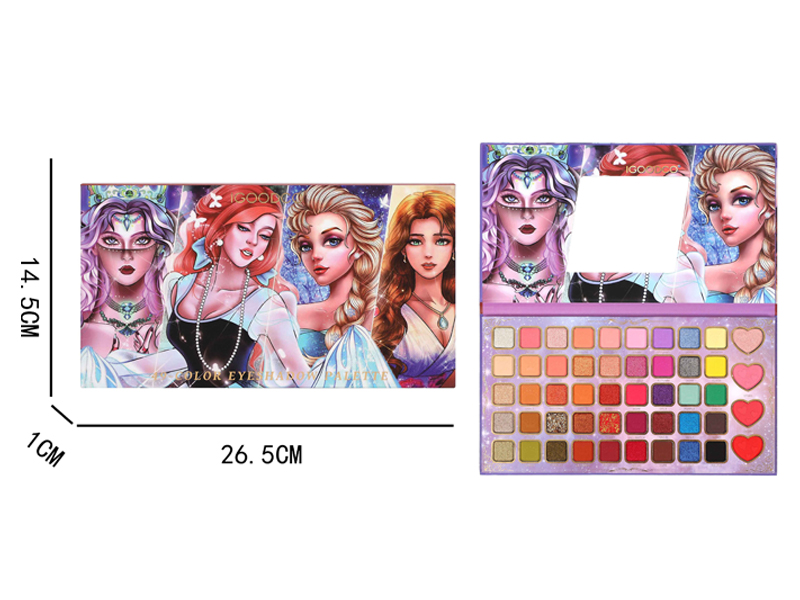 49 Color Makeup Eye Shadow Plate