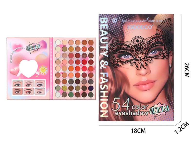 54 Color Makeup Eye Shadow Plate