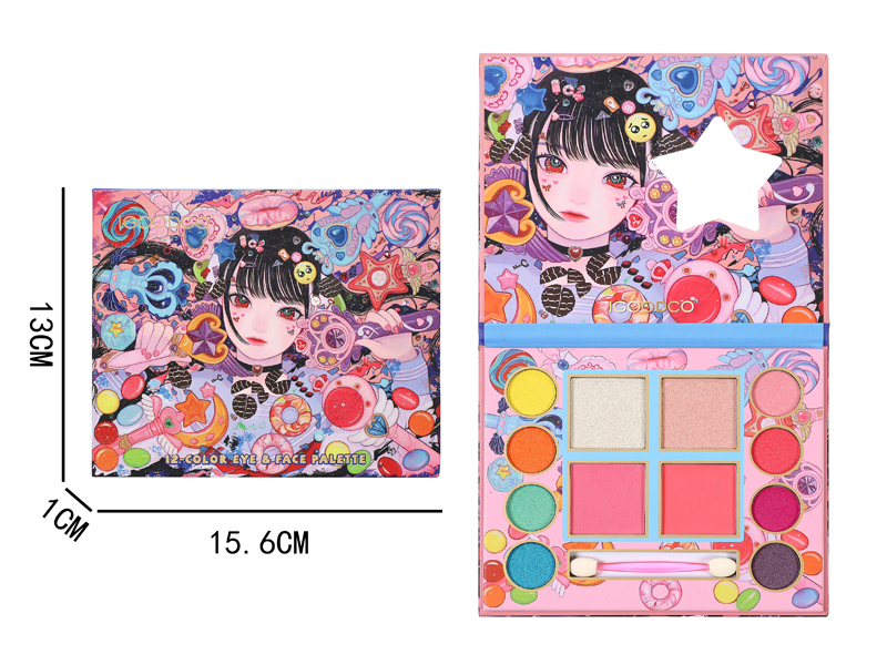 12 Color Makeup Eye Shadow Plate