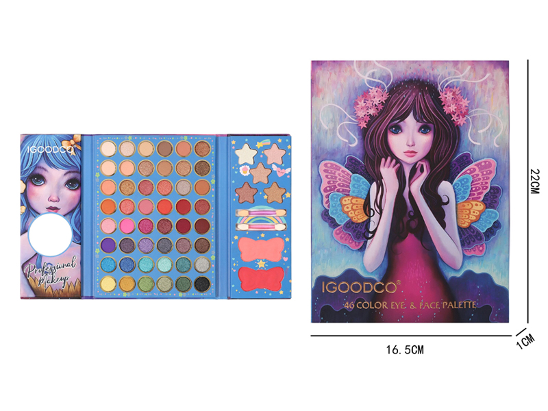 55 Color Makeup Eye Shadow Plate