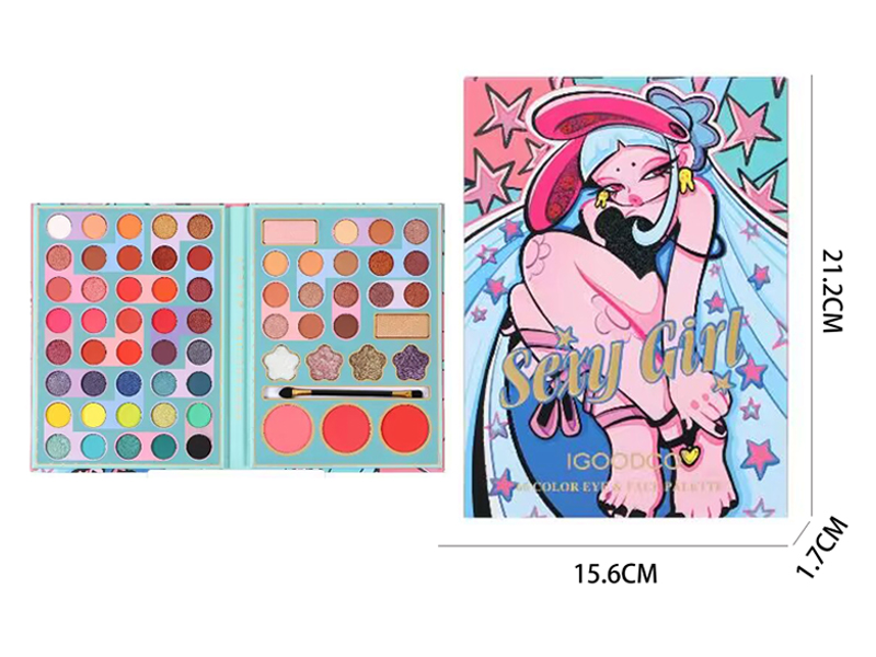 65 Color Makeup Eye Shadow Plate