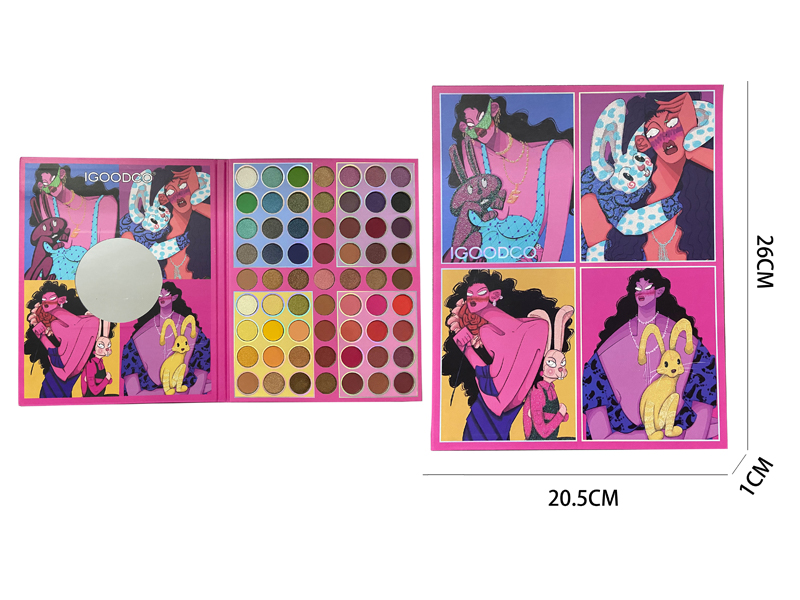 63 Color Makeup Eye Shadow Plate
