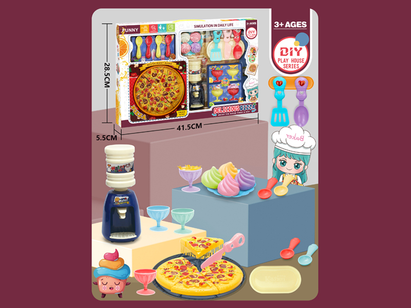 Pizza Shop Kitchen Toy Set