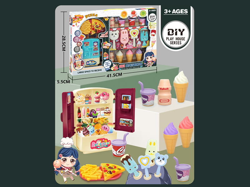 Refrigerator Kitchen Toy Set
