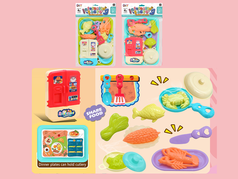 Refrigerator Kitchen Toy Set