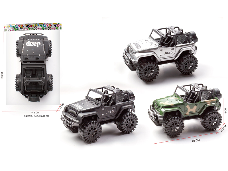 1:18 Friction Simulated Jeep