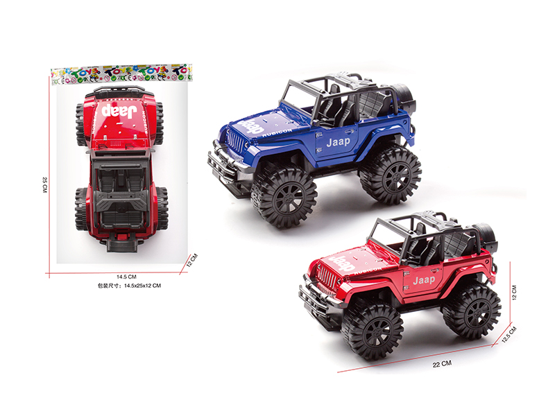 1:18 Friction Simulated Jeep