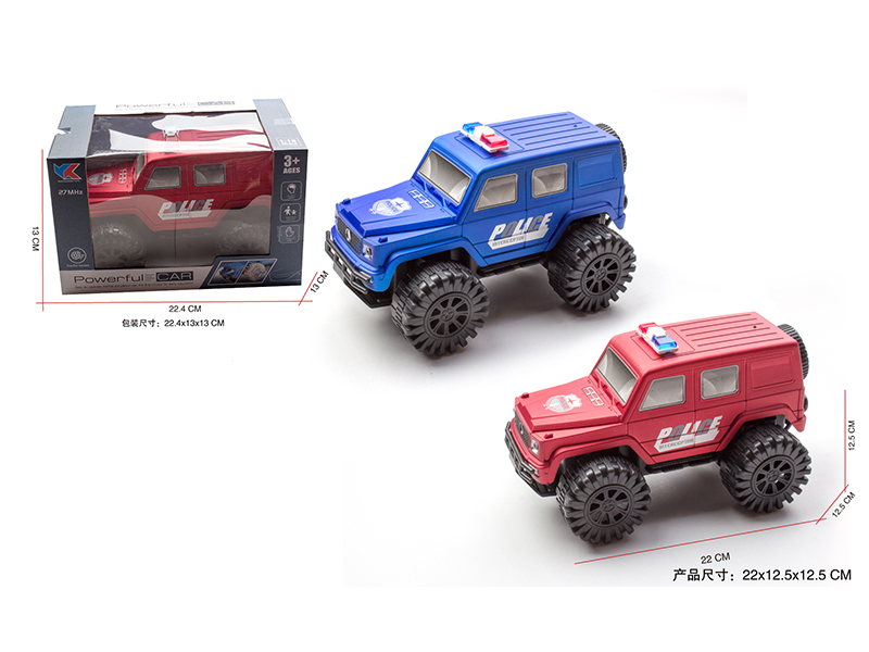1:18 Friction Big G Police Car