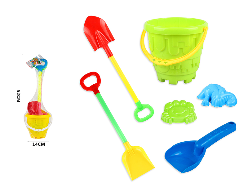 Sand Bucket Set 6pcs
