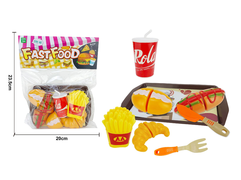 Cutting Fast Food Toy