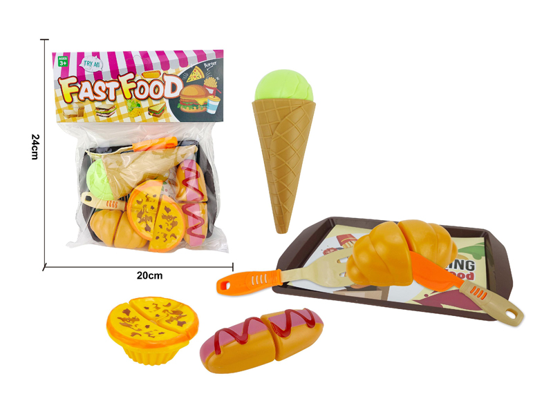Cutting Fast Food Toy