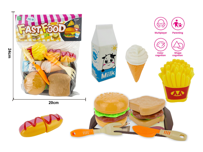 Cutting Fast Food Toy
