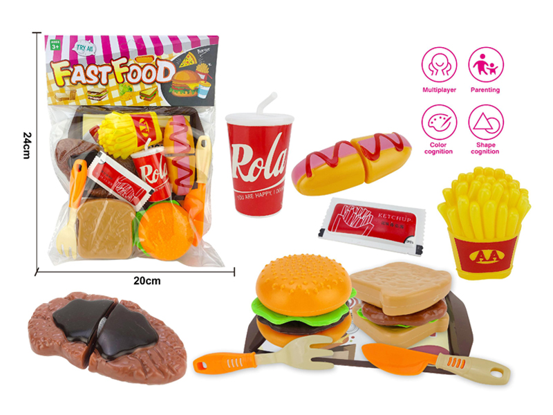 Cutting Fast Food Toy