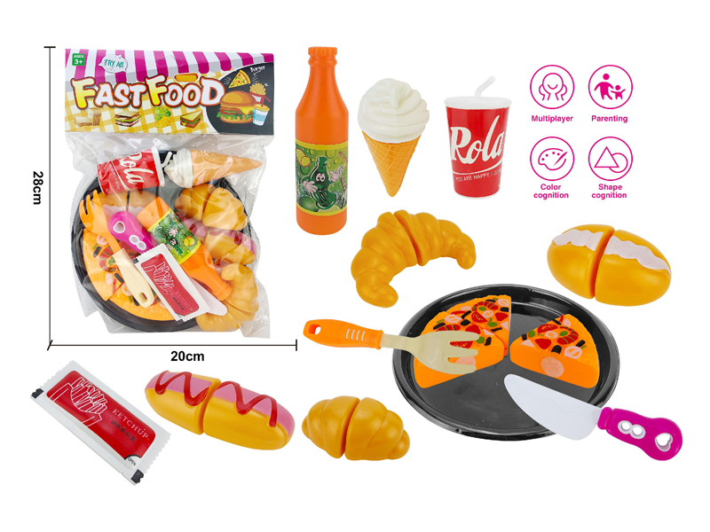 Cutting Fast Food Toy