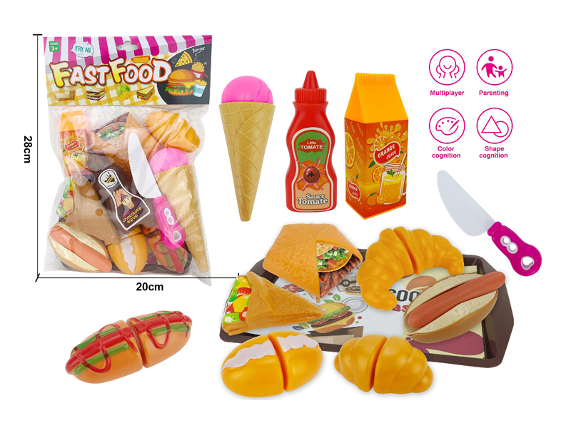 Cutting Fast Food Toy