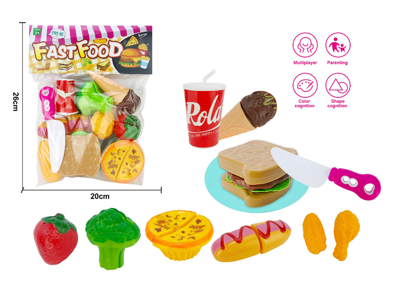 Cutting Fast Food Toy