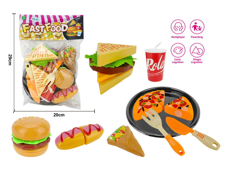 Cutting Fast Food Toy