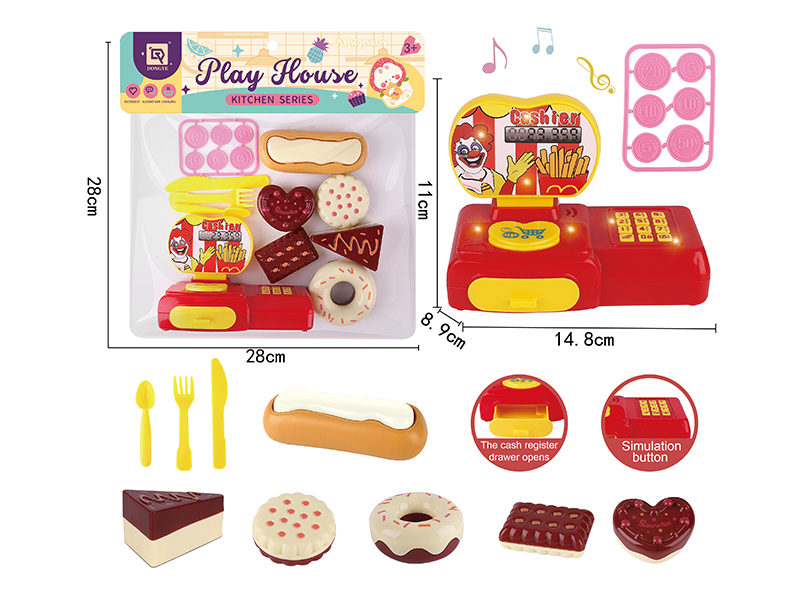 Cash Register Dessert Set