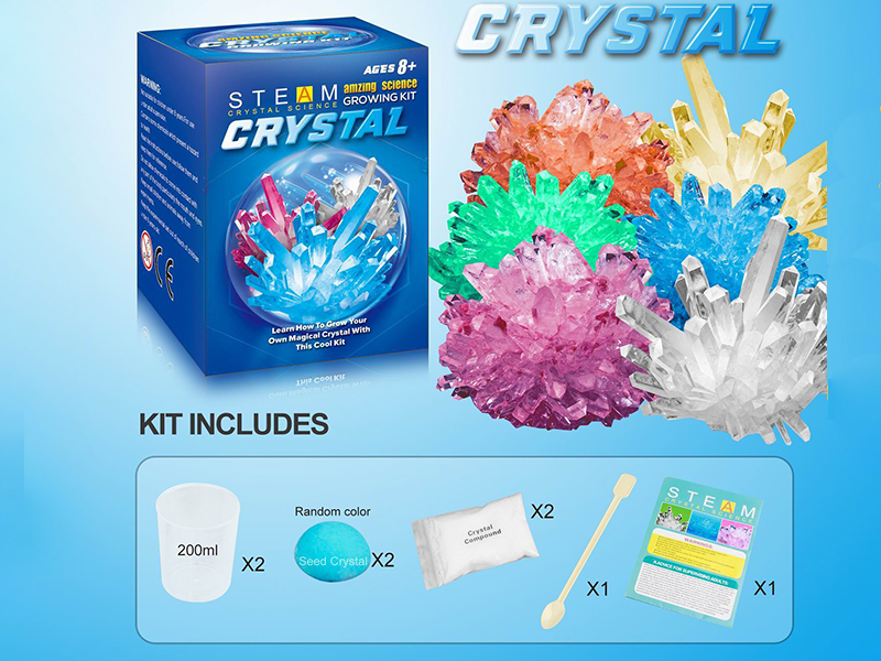 Scientific Experiment Crystal Growing Kit(2 Seed Crystal)