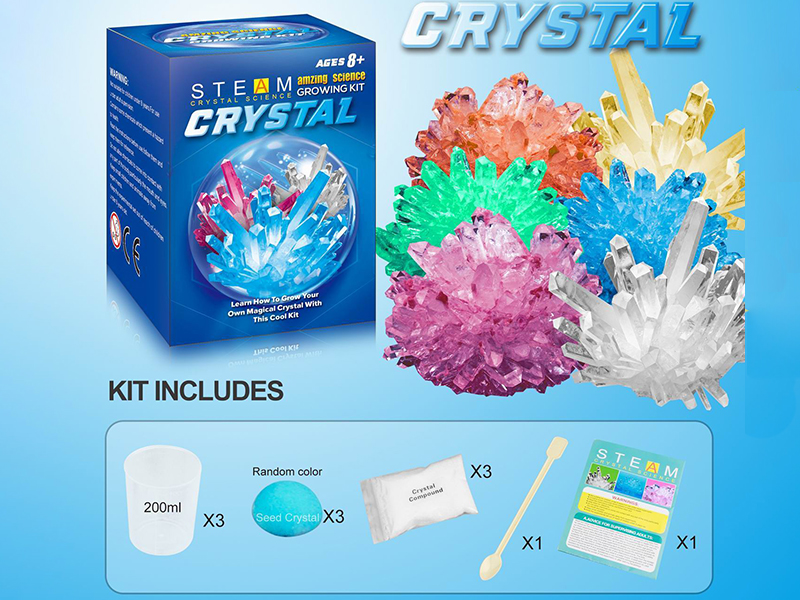 Scientific Experiment Crystal Growing Kit(3 Seed Crystal)