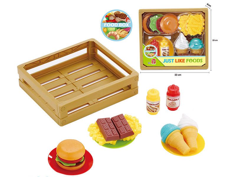 Lunch Hamburger Food Box 19pcs