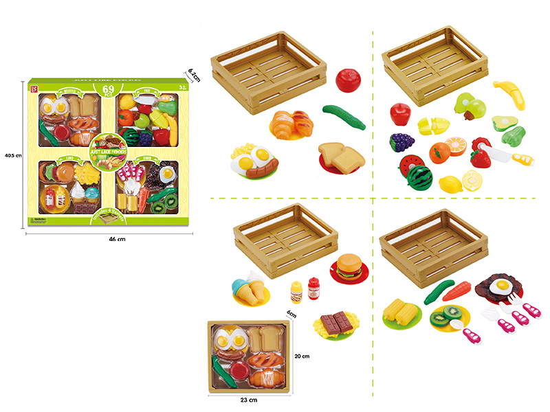 Fruits Food Box 69PCS