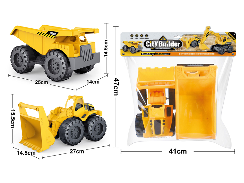 Extra Large Slide  Bulldozer+Extra Large Slide  Goods Train