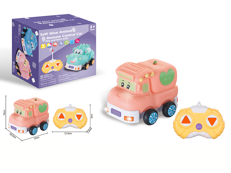 2.4G Remote Control Soft Glue Cartoon Car(With Light And Music)