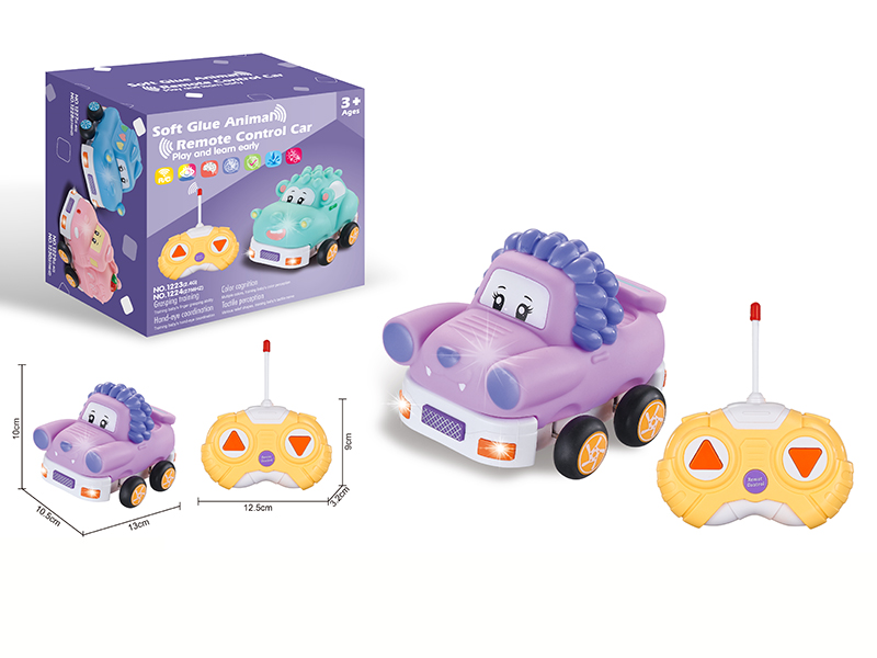 27Mhz Remote Control Soft Glue Cartoon Car(With Light And Music)