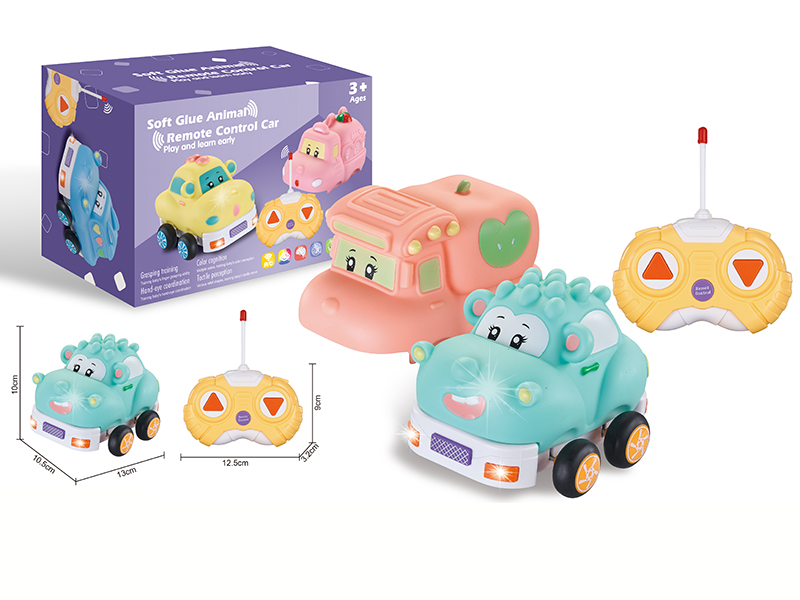27Mhz Remote Control Soft Glue Cartoon Car(With Light And Music)
