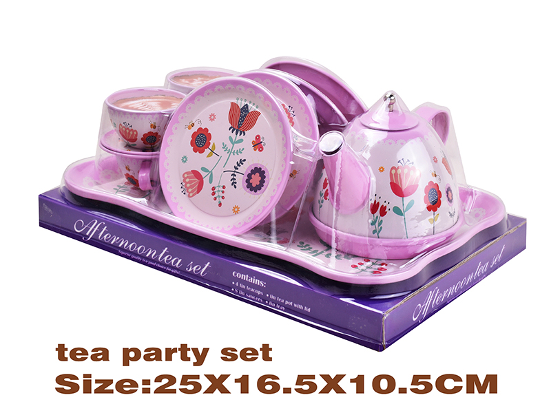 Tinplate Tea Set 18PCS