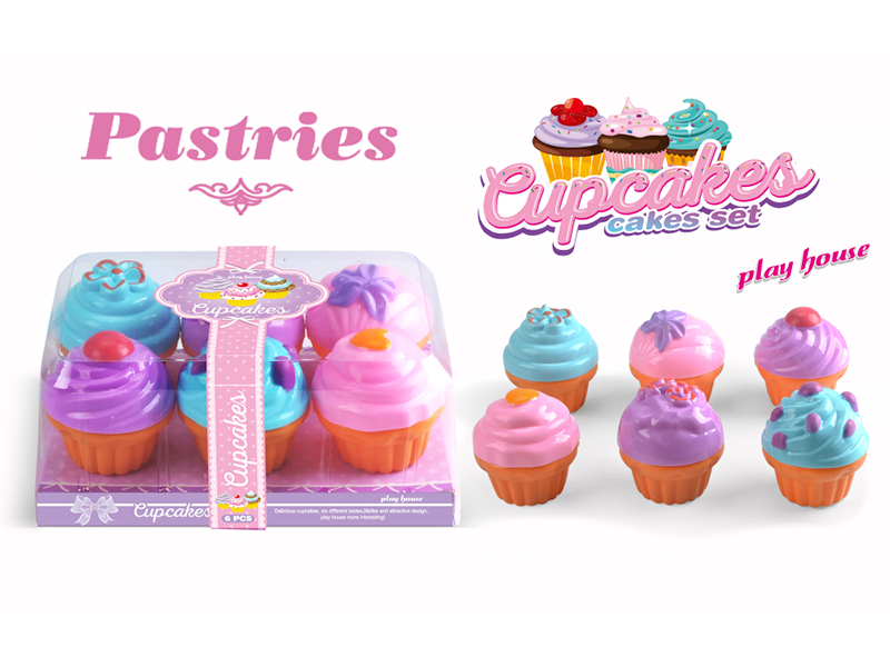 Simulated Cupcake Set