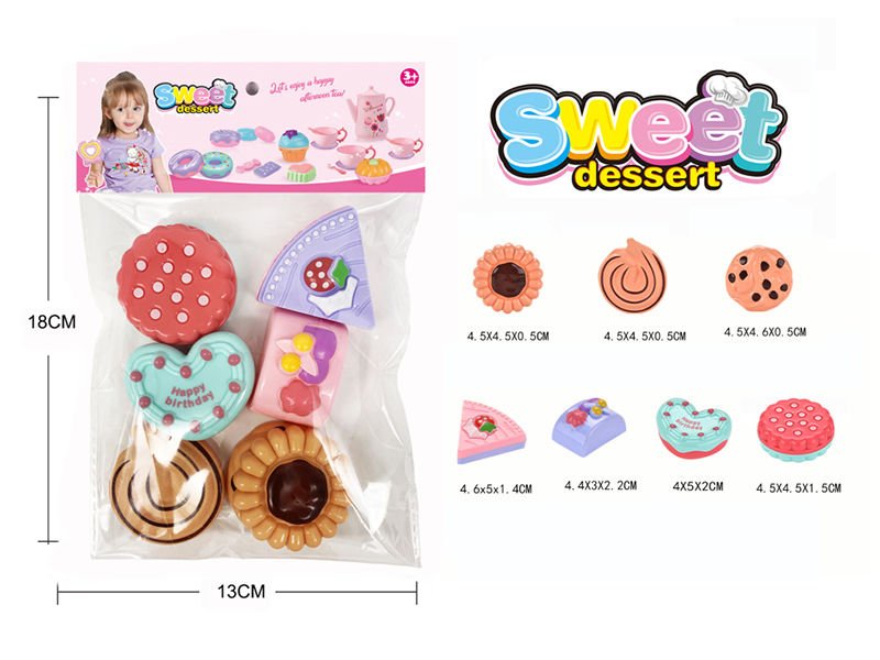 Cake,Dessert,Biscuit Food Set