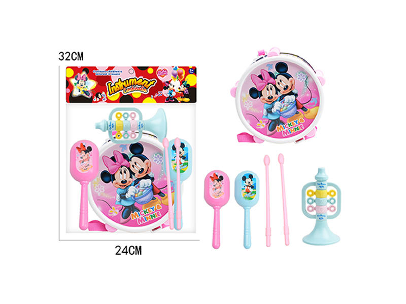 6PCS Mini Mickey Drum With Speaker