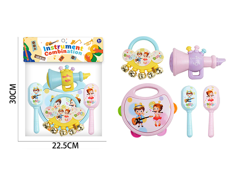 Hand Drummer Bell Toy Set