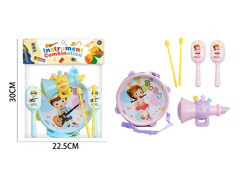 Double Faced Drummer Toy Set
