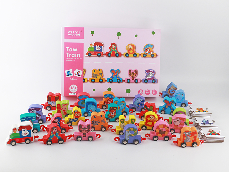 Wooden Letter Cognitive Train