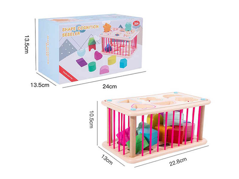 Wooden Large Shape Puzzle Toy