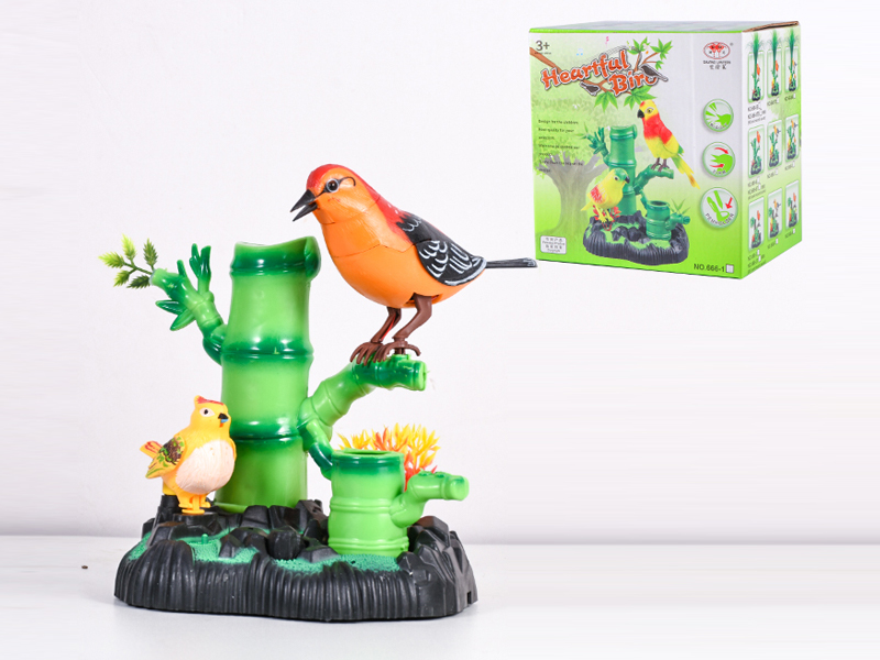 Sound Control Bamboo Nested Magpie Double Bird